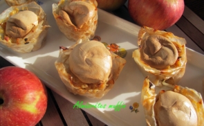 Almásrétes muffin