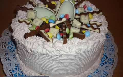 Kinder csokis torta