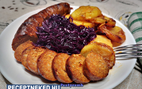 Sütőkolbász házilag