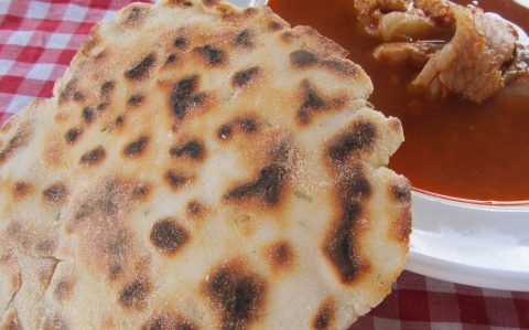 Naan kenyér, glutén-, élesztőmentesen