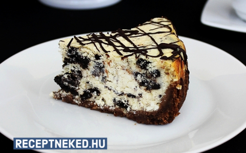 Oreo kekszes túrótorta