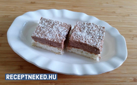 Kókuszos kávés krémes