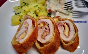Pulyka cordon bleu