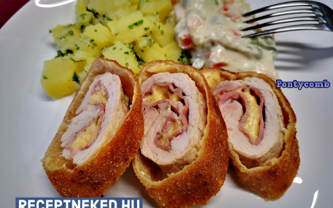 Pulyka cordon bleu
