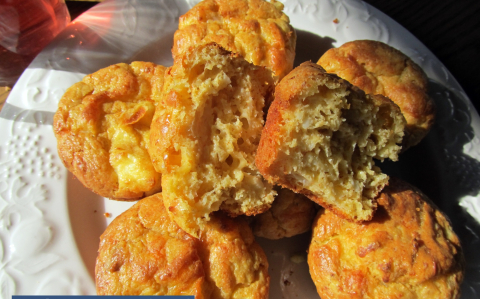 Sajtos muffin gluténmentesen