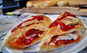 Sajtos-kolbászos baguette