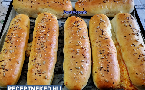 Sajtos-kolbászos baguette