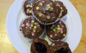 Szilvásgombóc muffin