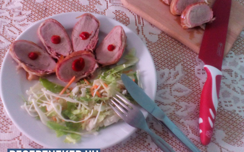 Sertésszűz grillezett zöldségekkel