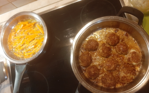 Pulyka kebab szendvics házi bucival