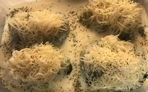 Brokkolis pulykamell