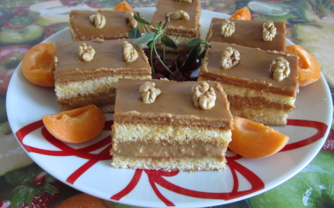 Márkodi diós szelet