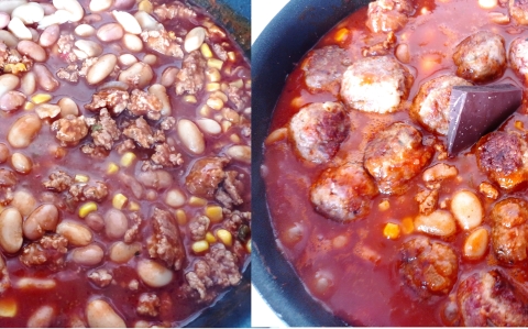 Pulykagombócos chilis bab