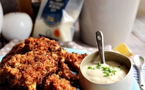 Pulyka nuggets mustár szósszal