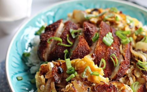 Katsudon pulyka szelet