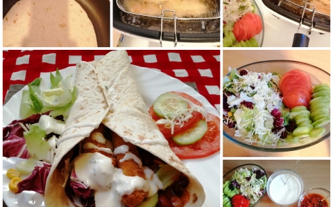 Pulykás tortilla