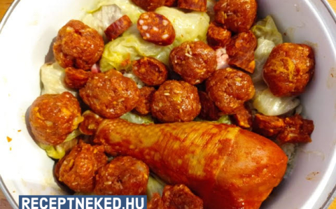 Töltött káposzta pulykahúsból