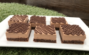 Nutellás brownie szeletek