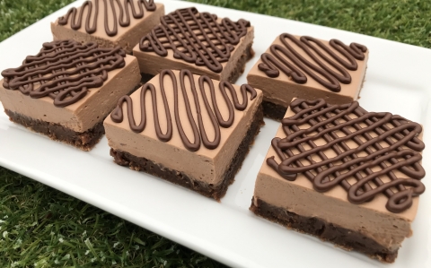 Nutellás brownie szeletek
