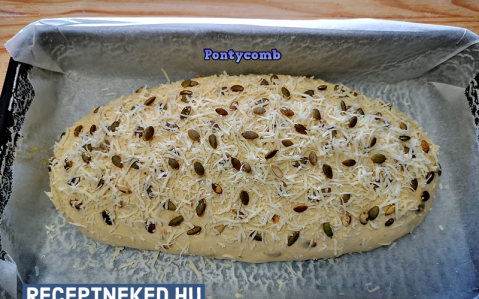 Sajtos-tökmagos kenyér