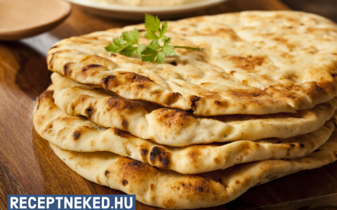 Indiai lepénykenyér (Naan kenyér)