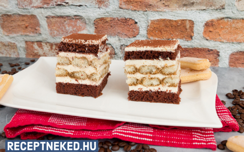 Tiramisu szelet