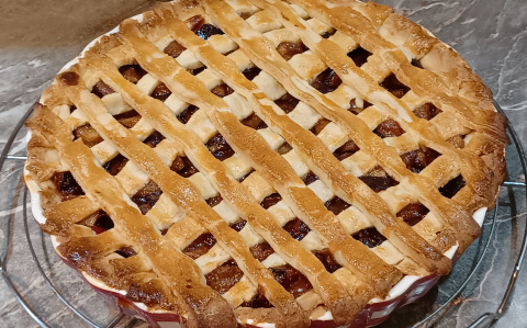 Szilvás rácsos pite
