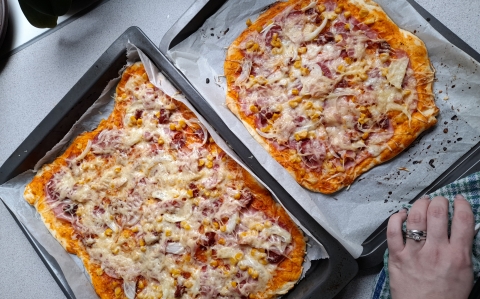 Villámgyors házi pizza