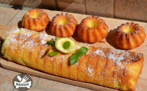 Citromos szelet és muffin