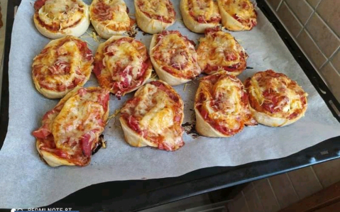 Pizzás csiga