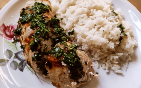 Mojo csirkemell (sous vide)