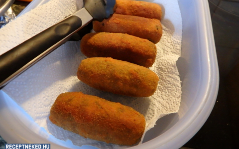 Rántott véres hurka