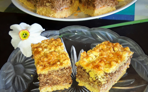 Reszelt diós szelet