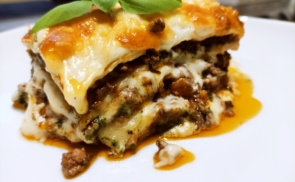 Szaftos, spenótos lasagne
