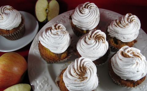 Almás cupcake gluténmentesen