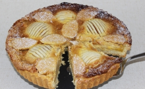 Vaníliás-körtés pite