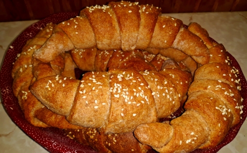 Teljes kiőrlésű kifli