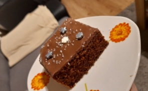Bögrés kakaós szelet