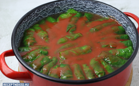 Pazi sarma (töltött mángold)