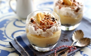 Baileys likőrös-banános puding