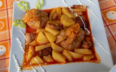 Alföld kincse paprikás krumpli baconos velőbatyuval