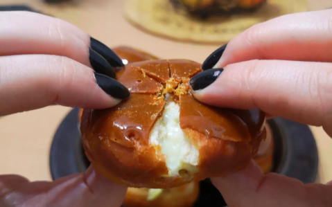 Créme brûlée fánkok