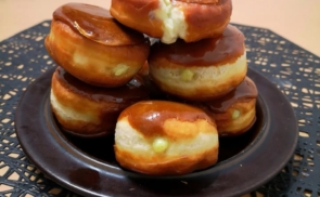 Créme brûlée fánkok