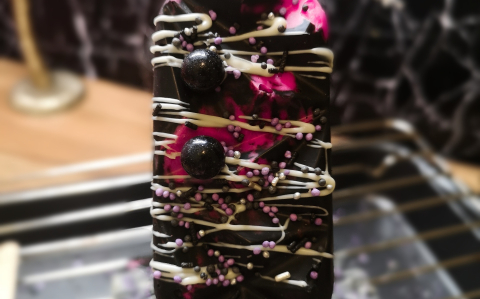 Fekete brownie popsicles