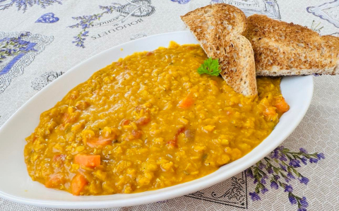 Vöröslencse dahl
