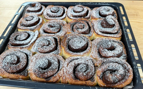 Nagyi tepsis csigája
