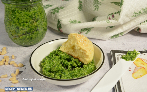Medvehagymás pesto és vaj