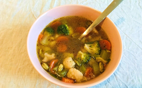 Vegyes zöldségleves