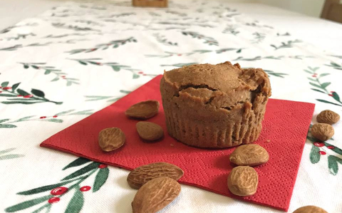 Gluténmentes, tejmentes mandulás muffin