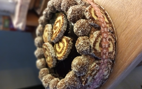 Keksztekercs torta